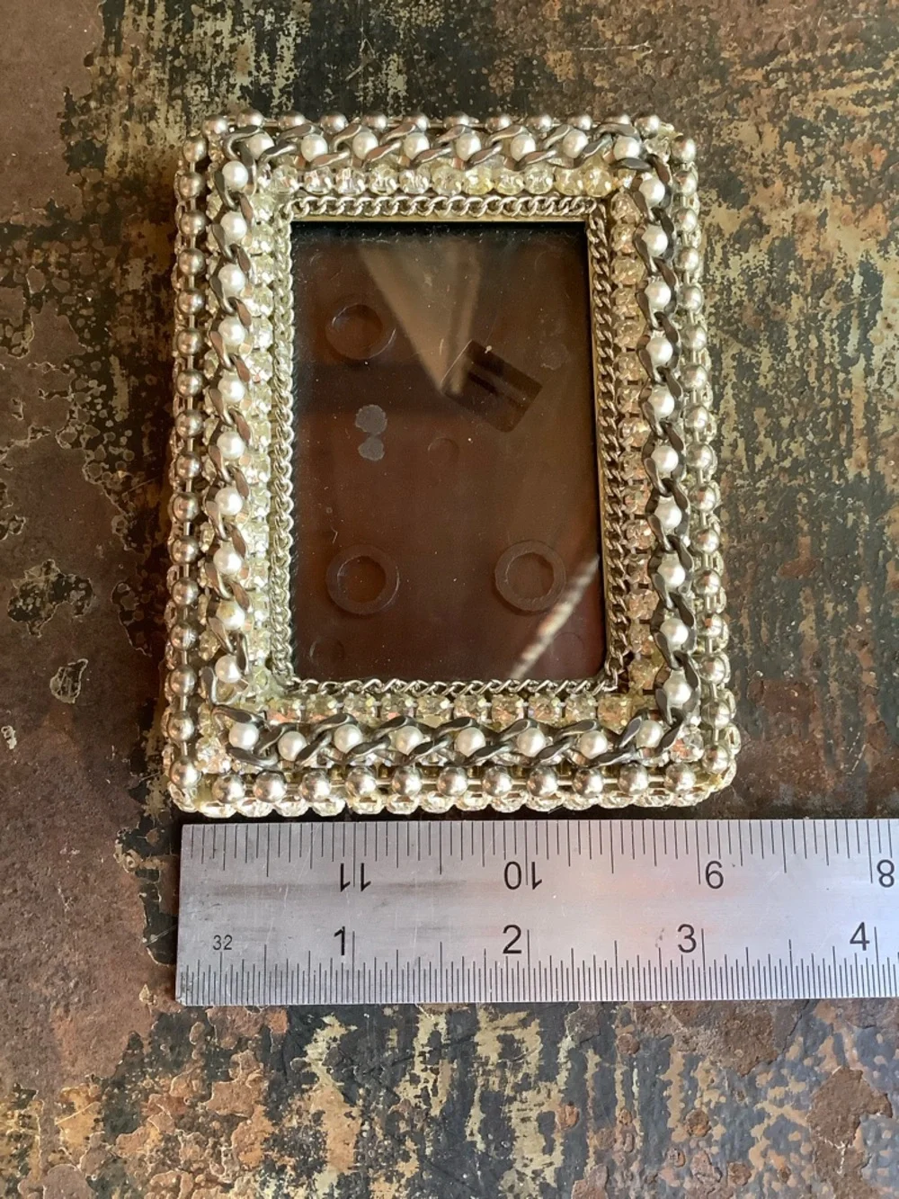 Stunning Frame Rhinestones 4x3”